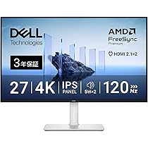 Amazon.co.jp: Dell S2725QS 27インチ 4K モニター(無輝点3年保証/4K